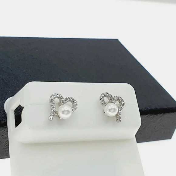 925 sterling silver luxury CZ earrings for women/girls, Best for RJUS2150 - Picture 9 of 11